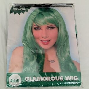 Green wig